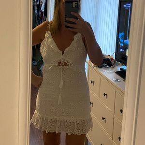 White summer dress